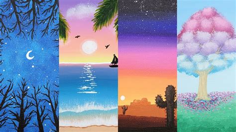 50 Easy Acrylic Painting Ideas for Beginners .
